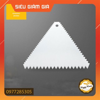 Dụng cụ tạo hình bánh hình tam giác cạnh răng cưa bằng nhựa GIÁ RE