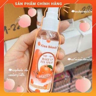 Xịt khóa trang điểm kiss beauty đào mẫu mới