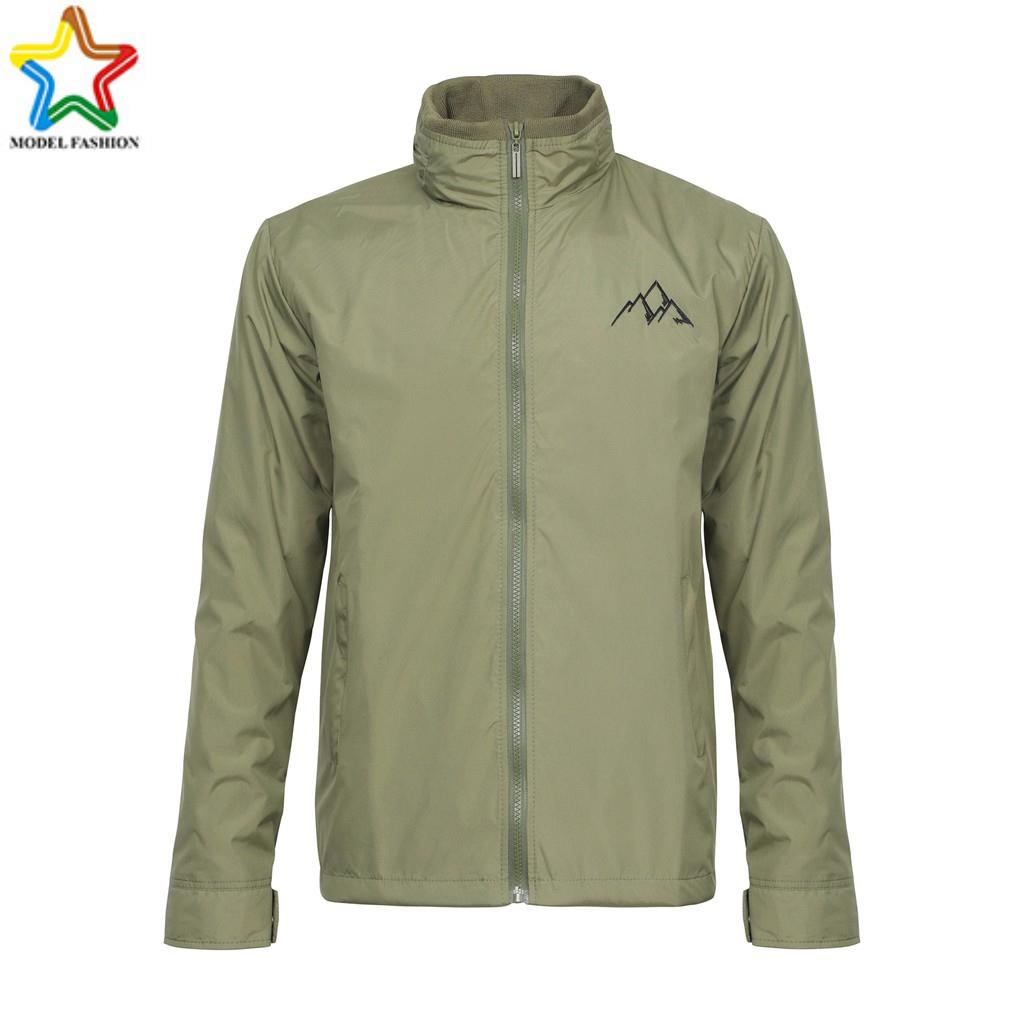 Áo khoác dù nam dấu nón 2 lớp lót nỉ cao cấp Model fashion AKD36