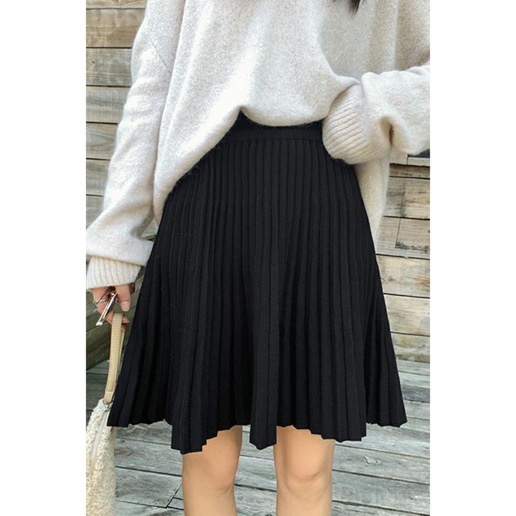 (Order bigsize M-5XL, có ảnh thật) váy xếp li eo cao a-line | BigBuy360 - bigbuy360.vn