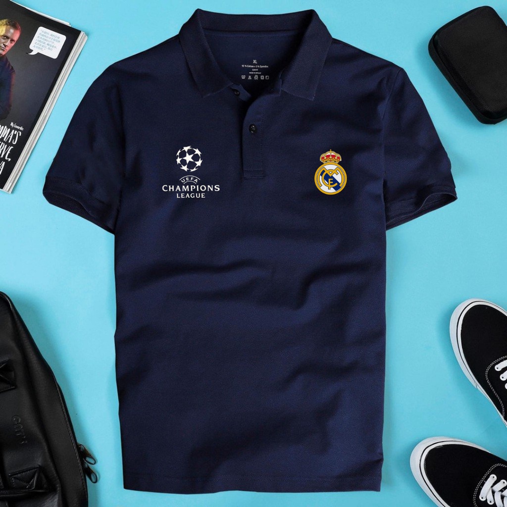 áo thun áo polo nam clb real madrid áo bóng đá nam siêu đẹp thời trang cao cấp hàng LOẠI 1