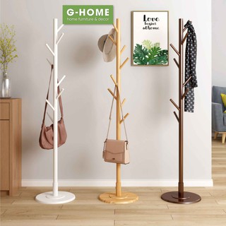 Cây treo quần áo gỗ Ghome thông minh, móc treo Standing Hanger đa năng tiện lợi CT21M1