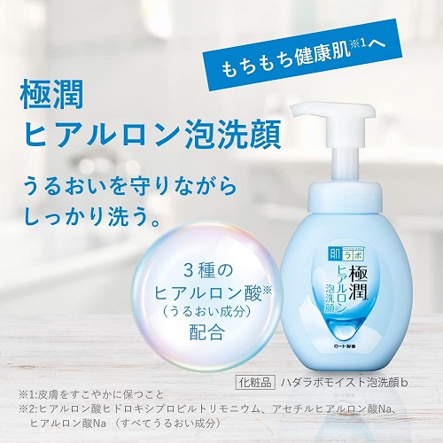 Sữa Rửa Mặt Tạo Bọt Da Thường Da Khô Hada Labo 160ml Dưỡng Ẩm Trắng Da