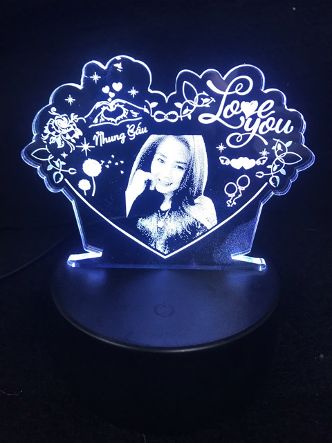 Đèn LED 3D bằng mica cao cấp với nhiều thiết kế độc đáo