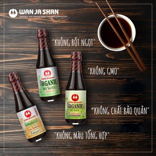 Nước tương, nước chấm organic Wan Ja Shan các loại