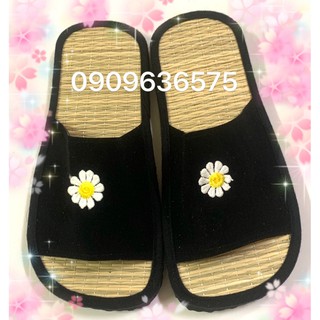 DÉP CÓI QUAI NGANG NHUNG HOA CÚC