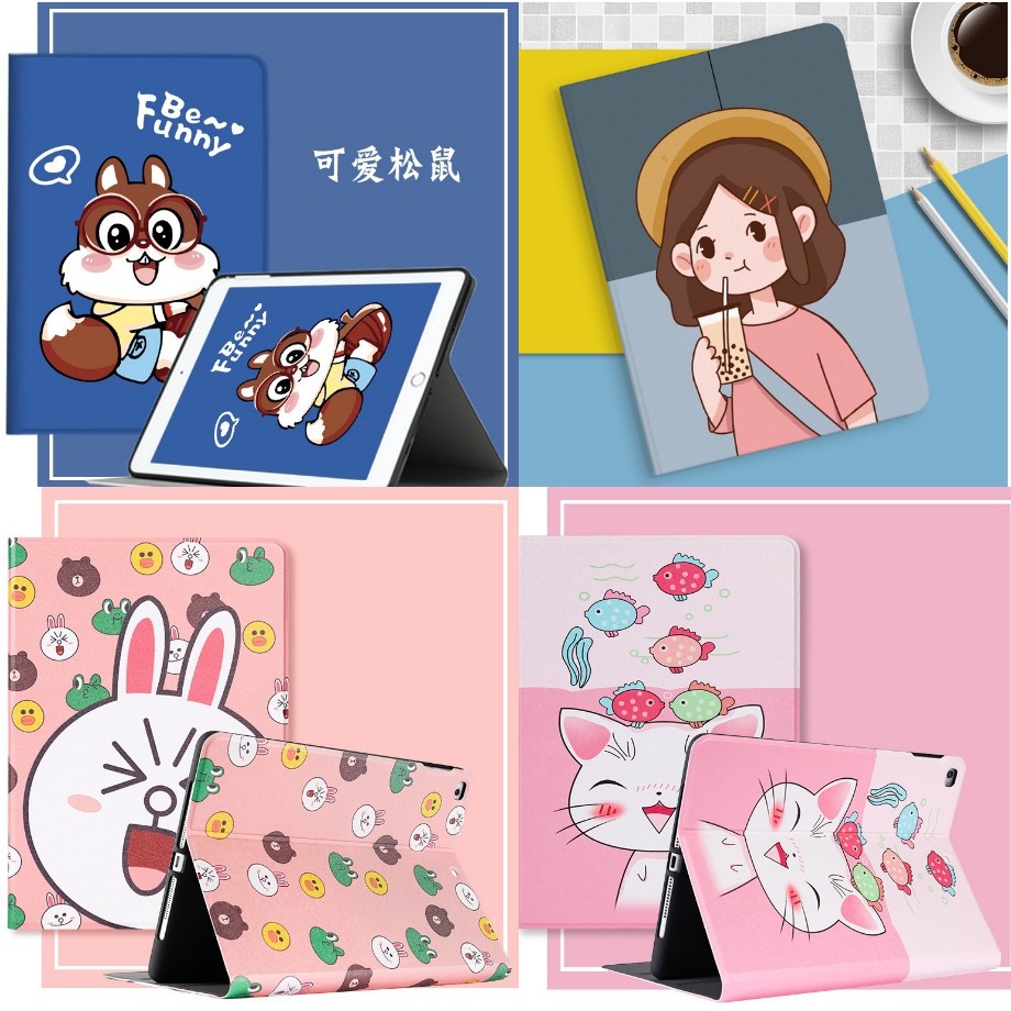 Ốp iPad, Bao Da iPad Hoạt Hình Chibi Hot