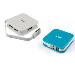 Hub Usb SSK 4 Cổng Usb SHE 035- Chính Hãng 100%, Hỗ Trợ Ổ Đĩa Cứng Di Động