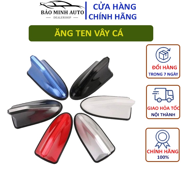 Ăng Ten Vây Cá Mập Hàng Cao Cấp Loại 1 Có Gioăng Cao Su Cho Xe Hơi Độc Đáo( Nhiều Màu )