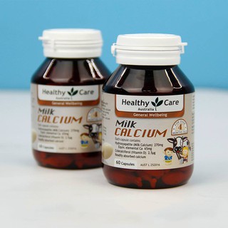 Viên uống bổ sung canxi Healthy care calcium milk