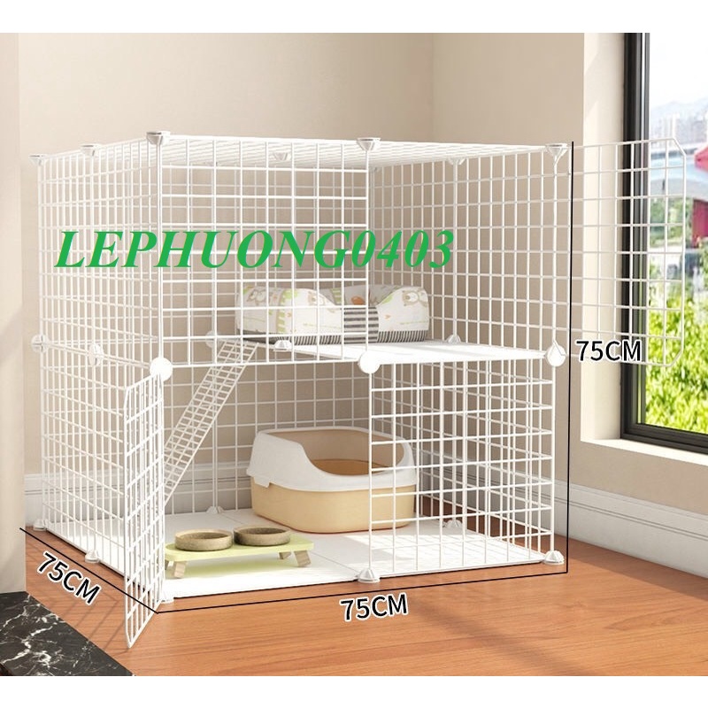 [TẶNG MÓC CHUỒNG] COMBO CHUỒNG, LỒNG LƯỚI THÉP LOẠI LỚN CHO CHÓ MÈO THÚ CƯNG ĐA NĂNG