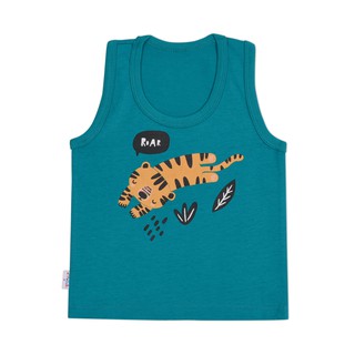 Áo ba lỗ in keo màu bé trai 0181 (Hình in ngẫu nhiên) - HELLO BnB