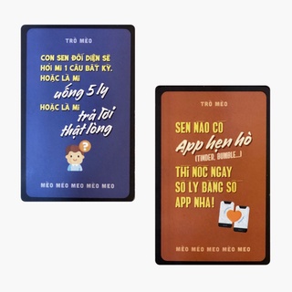 Bộ bài Drinking Game "Trò Mèo"
