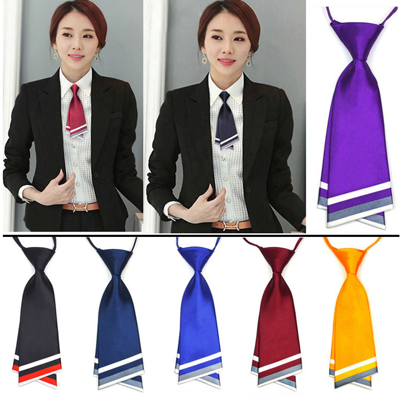 Cà vạt hai lớp cỡ nhỏ dành cho nữ phục vụ