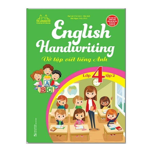 Sách - English Handwriting - Vở tập viết tiếng anh lớp 4 tập 2