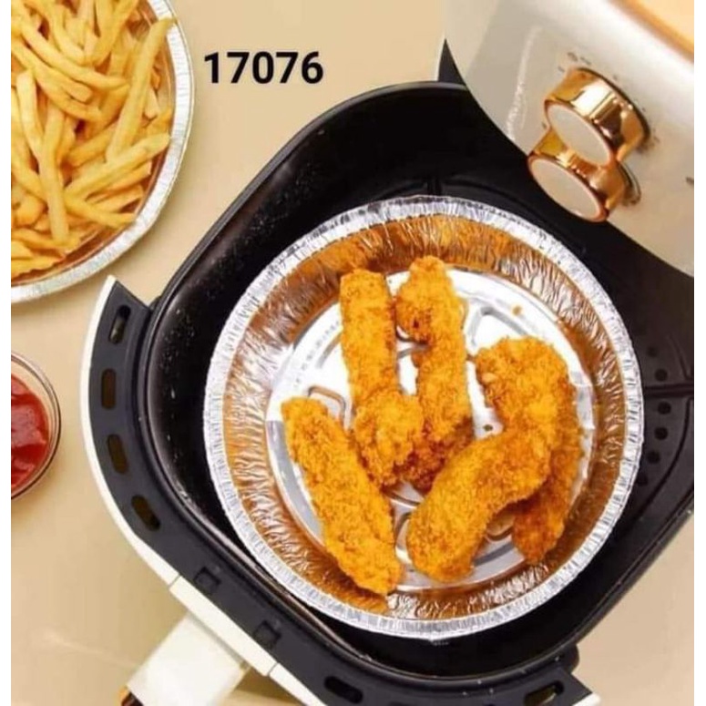 Combo 10 khay bạc nót nồi chiên không dầu size 18cm tiện dụng