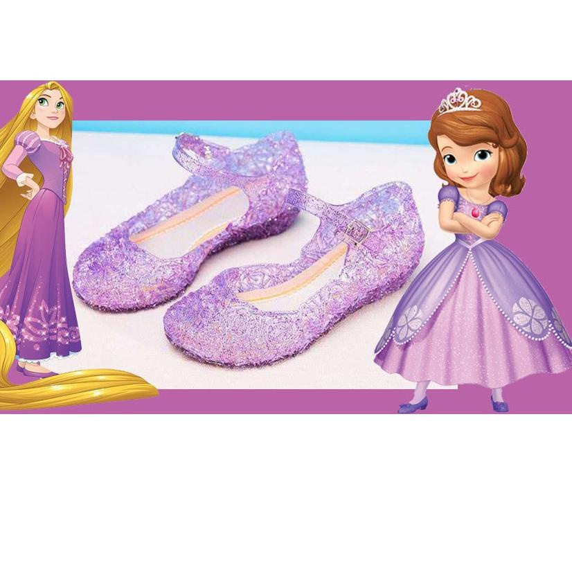 Bán chạy!!!Giày búp bê Sr-1274 Cinderella Frozen ELSA Sofia The first Rapunzel Sep 25-34