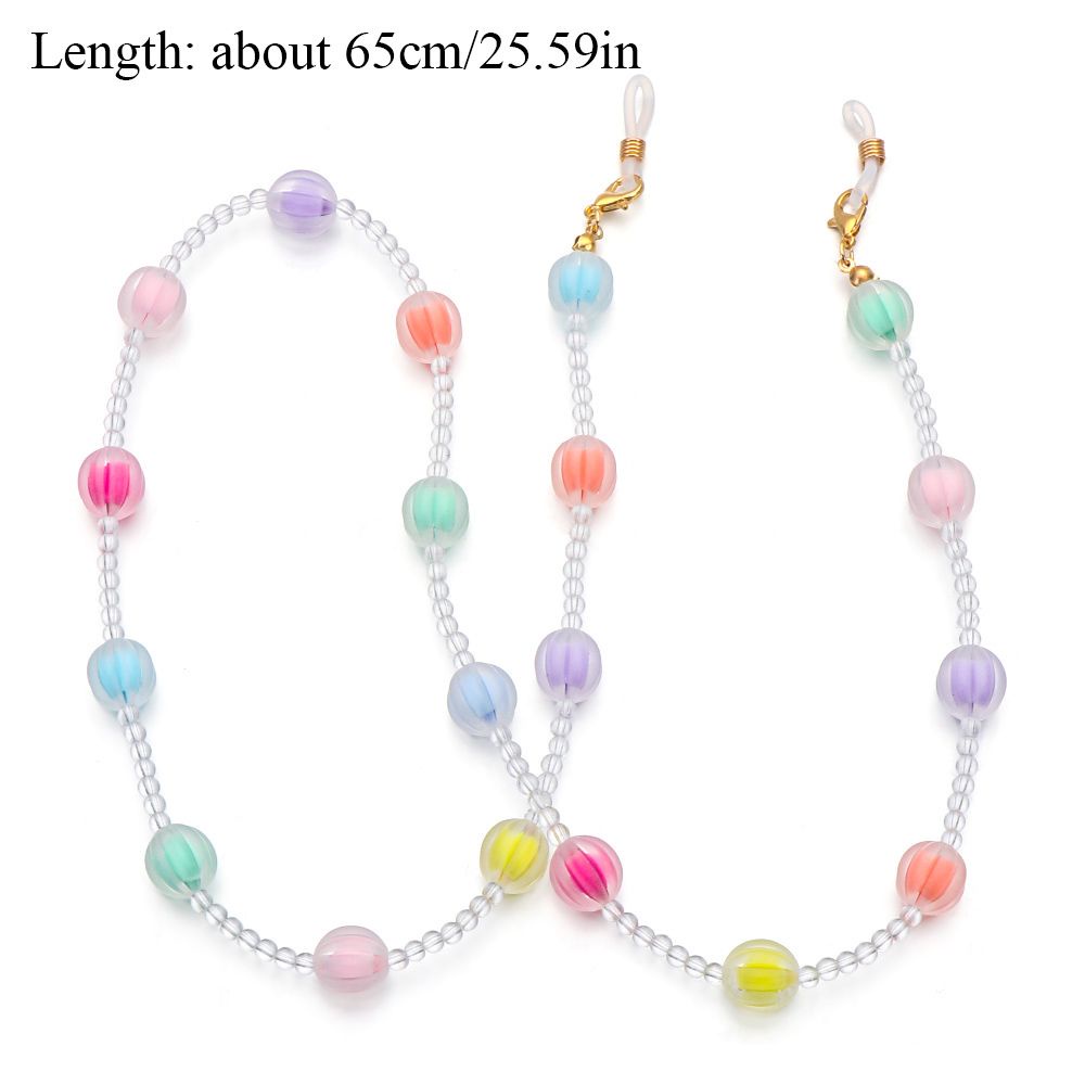 Dây đeo mắt kính chống thất lạc đính hạt hoa xinh xắn MIHAN1