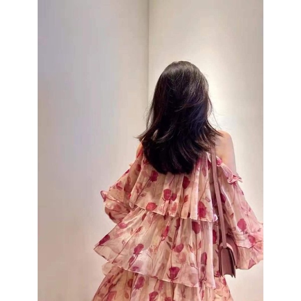 Váy voan hoa cao cấp siêu xinh