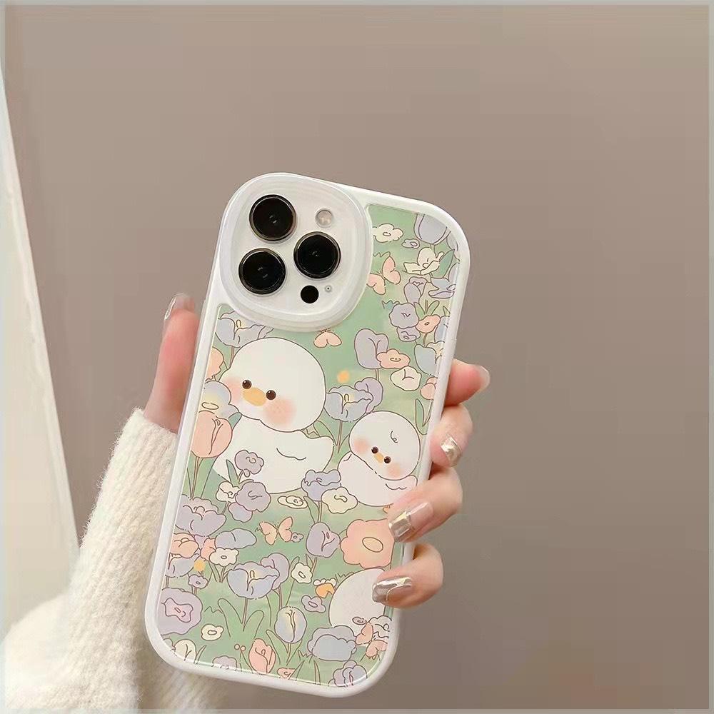 Ốp lưng iphone trong Vịt Xanh Siêu Dễ Thương 7/8/7plus/8plus/x/xsmax/Xr/11/11pro/11promax/12/12promax/13/14/pro/promax