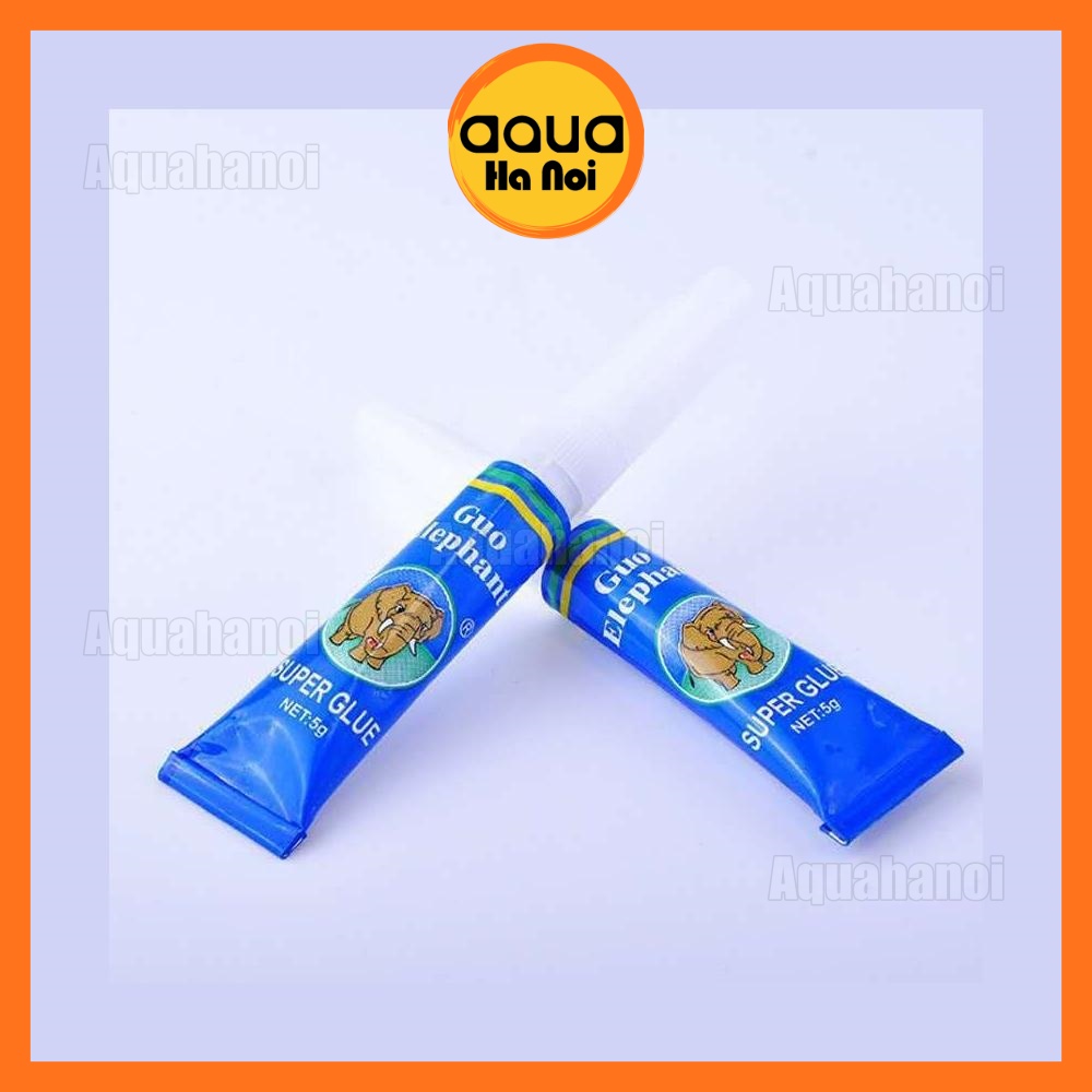 Keo chuyên dụng dán cây rêu ráy bucep thủy sinh, cây không khí con voi - tuýp 5g - siêu chắc, an toàn cá tép