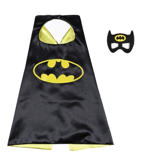 ✅Choàng Halloween: Người Nhện, Người Dơi, Siêu Nhân, Đội Trưởng Mỹ, Người Sắt. Đồ Chơi Hóa Trang Siêu Nhân Cho Bé Trai