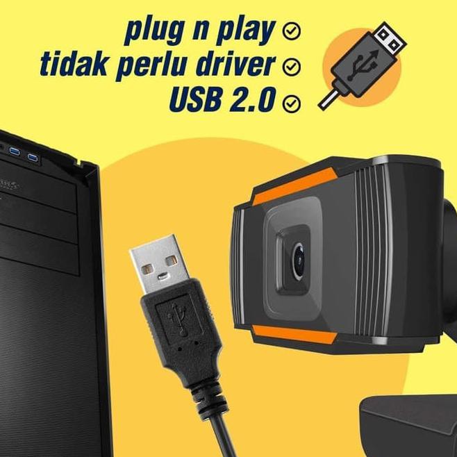 Webcam Rc34 Hd 1080p Tự Động Lấy Nét Kèm Mic Cho Pc Laptop 02kh | BigBuy360 - bigbuy360.vn