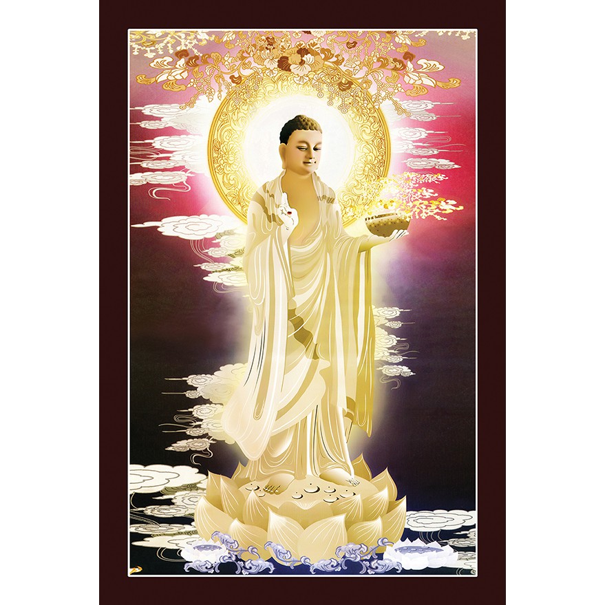 Tranh Phật Dược sư treo tường, tranh treo phòng thờ