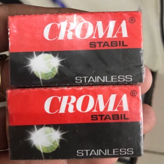 Combo 2 hộp lưỡi làm Croma hộp 10 lưỡi