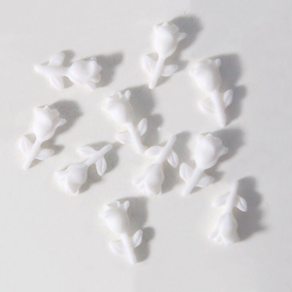Phụ Kiện Hoa Hồng 3D Bằng Nhựa Resin Trang Trí Móng Tay Nghệ Thuật DIY