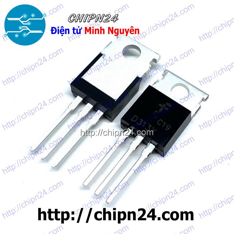 [2 CON] Transistor D313 TO-220 NPN 3A 60V 30W (Transistor Power) (2SD313-Y D313-Y 313)