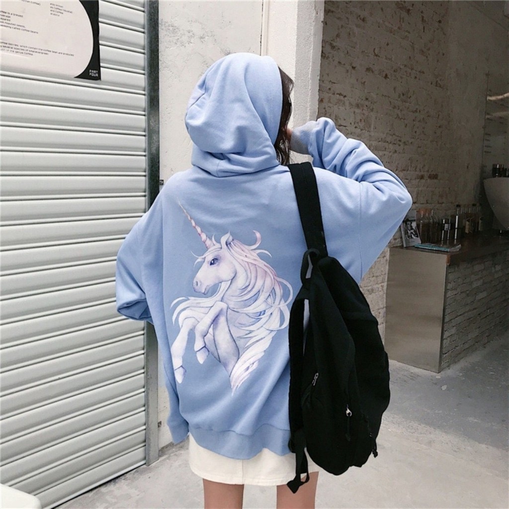 Áo khoác nỉ unisex KN12 dây kéo in hình UNICORN [ FREESHIP ] | BigBuy360 - bigbuy360.vn