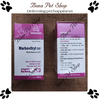 Lọ Marbovitryl cho chó, mèo, gà