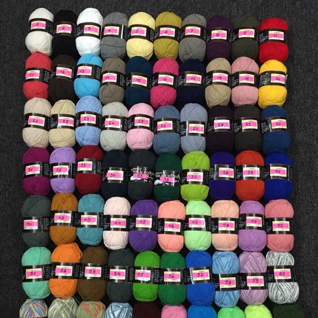 Set 25 cuộn milk coton