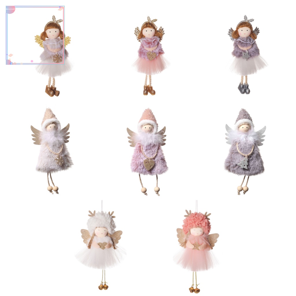 Búp Bê Hình Thiên Thần / Thỏ Đáng Yêu Trang Trí Cây Thông Giáng Sinh