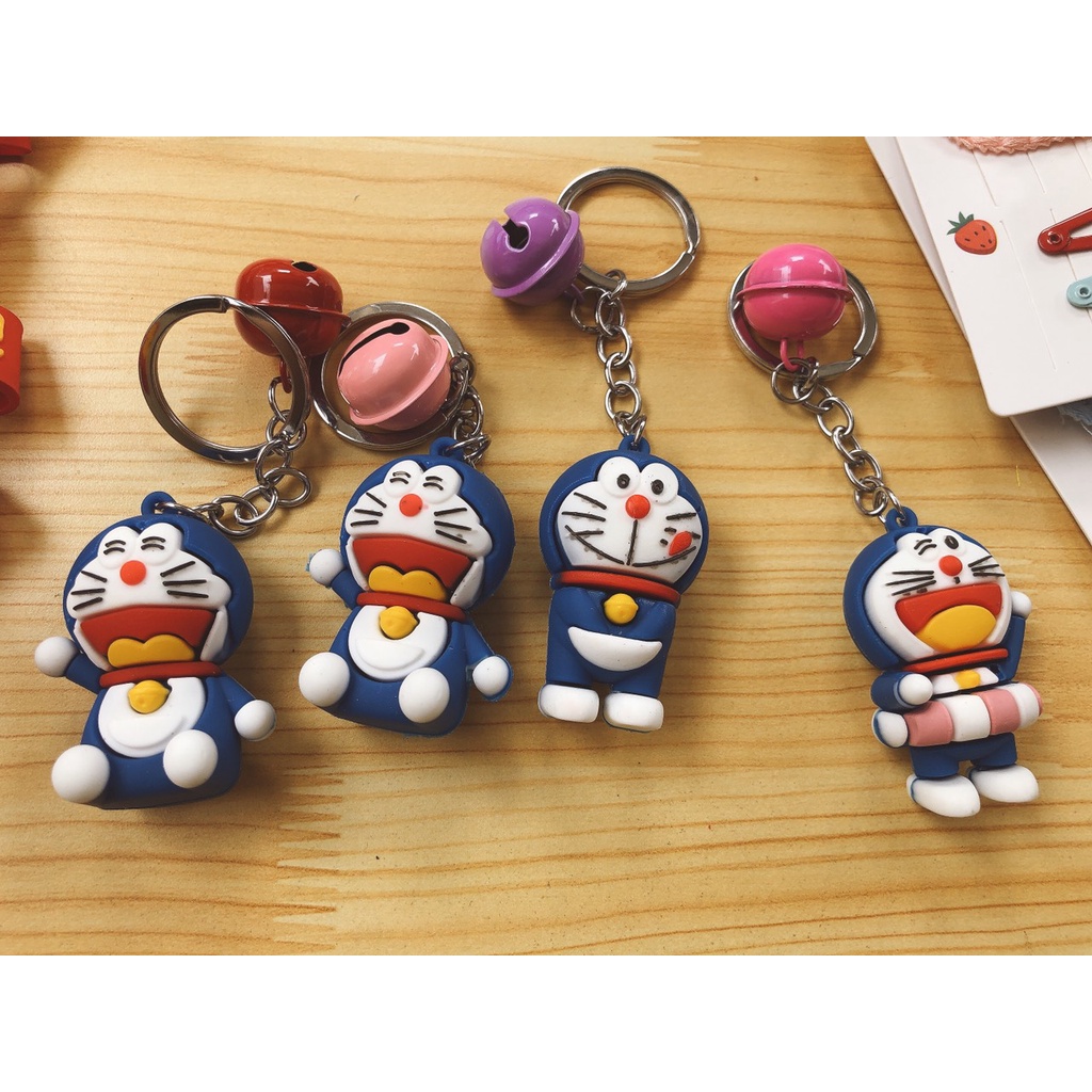 Móc khóa Doremon có lục lạc dễ thương - làm quà lưu niệm