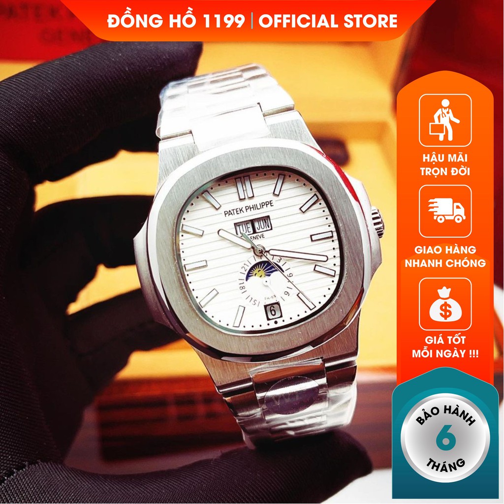 Đồng hồ cơ nam dây thép tự động chống nước chống xước tốt chất liệu cao cấp bảo hành 6 tháng 8266S - 1199 Watches