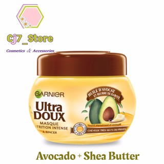 Kem Ủ Tóc Bơ Garnier Ultra Doux Masque 300ml