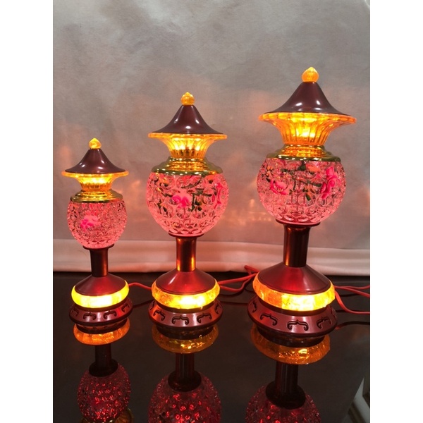 Bộ 2 Cái Đèn Led Đổi Màu Trang Trí Bàn Thờ
