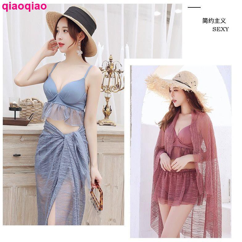 Bộ Đồ Bơi Hai Mảnh Kèm Áo Khoác Ngoài Quyến Rũ Cho Nữ | BigBuy360 - bigbuy360.vn