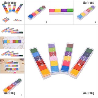 Hộp mực in dấu vân tay 6 màu sắc không độc hại