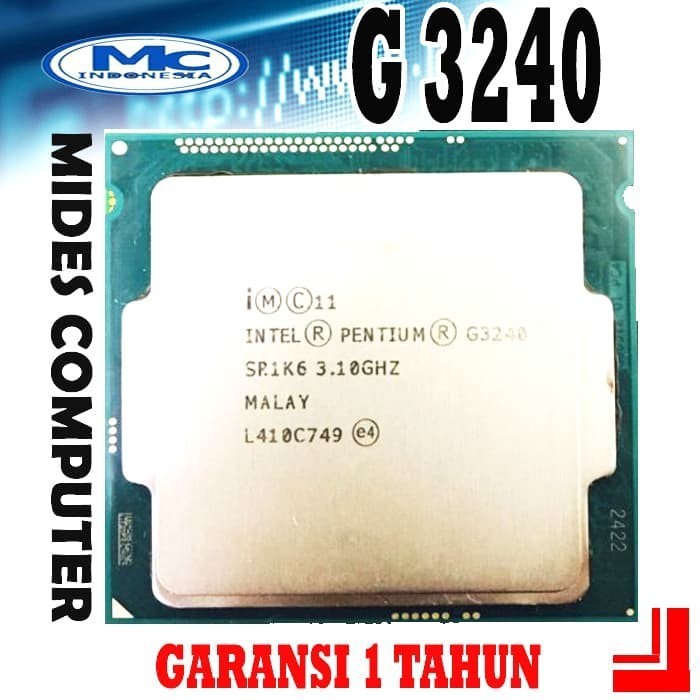Intel Linh Kiện Điện Tử Pentium G3240 3.1 Ghz Lga 1150