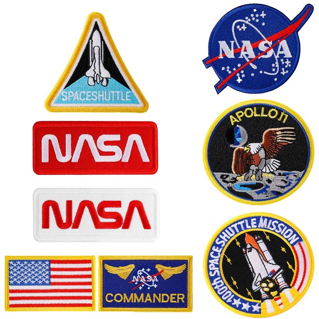 1 Miếng Dán Ủi Quần Áo Hình Nasa