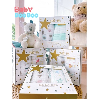 Set khăn tắm đa năng Petit Me, chất liệu xô muslin 6 lớp
