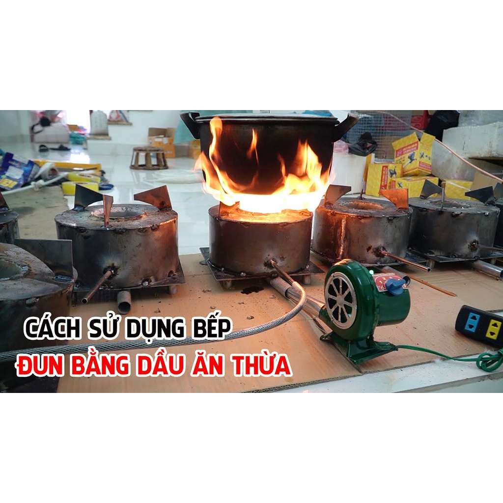 Bếp Đốt Dầu Thải, Nguyên Liệu Thải, Mỡ Gà, Vịt. Siêu Tiết Kiệm. 1 Lít Đun Đến 4, 5 Tiếng. Bảo Hành 12 Tháng