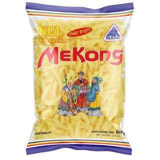 Nui ống dài vàng Mekong 200g/ Nui gạo