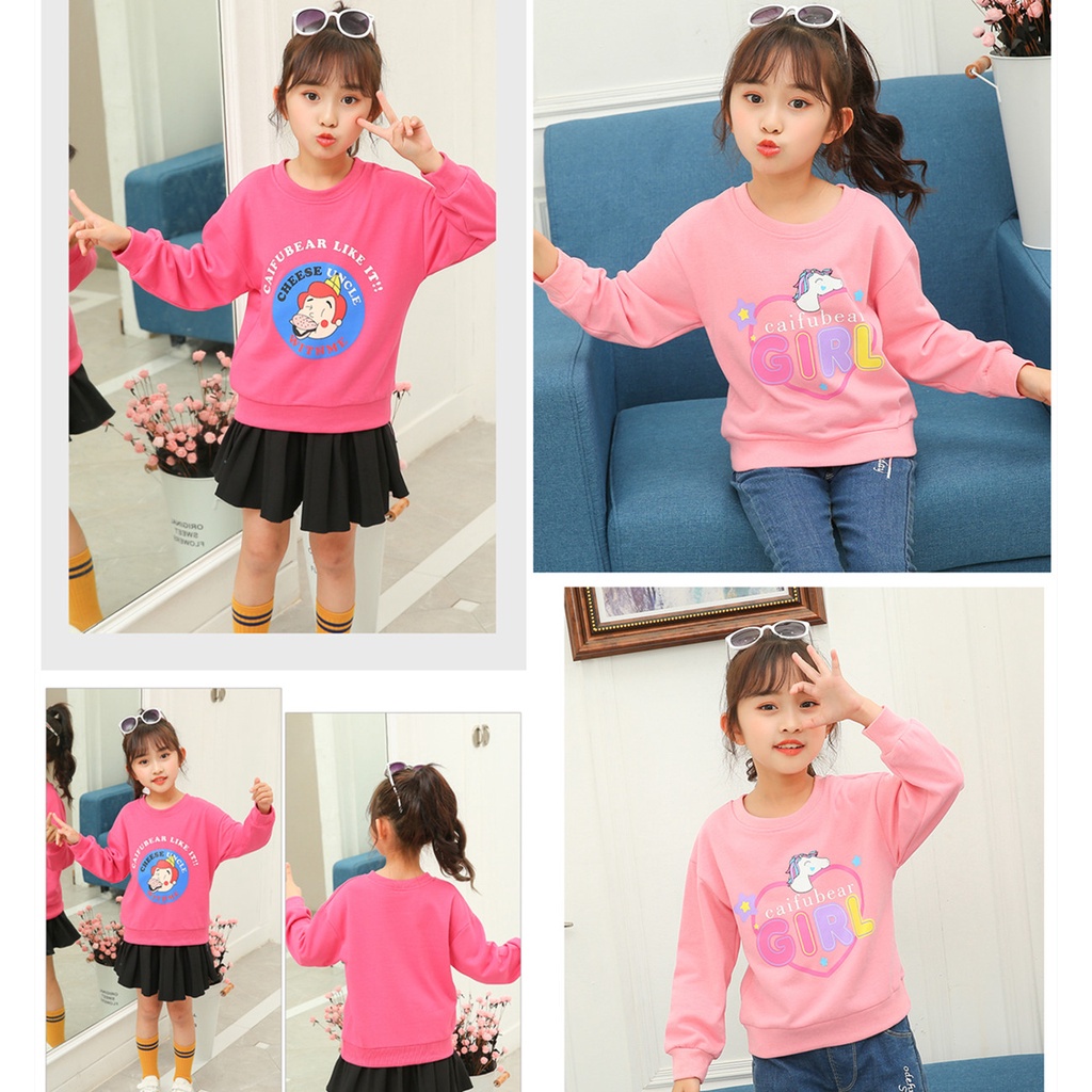Áo Sweater Không Tay Dáng Rộng 110-160cm Thời Trang Xuân Thu Cho Bé