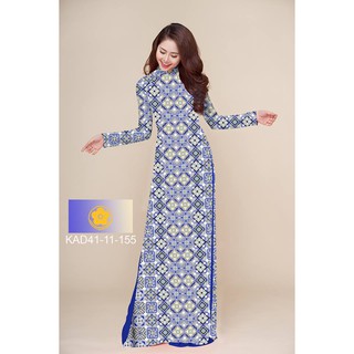 Vải Áo Dài Tằm Ý, Lụa Nhật  KAD41