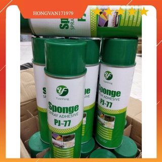 Keo xịt đa năng pj77 hỗ trợ cho công trình xốp dán tường giúp cho tường ẩm,tường vôi,tường bong tróc thi công đc dễ dàng