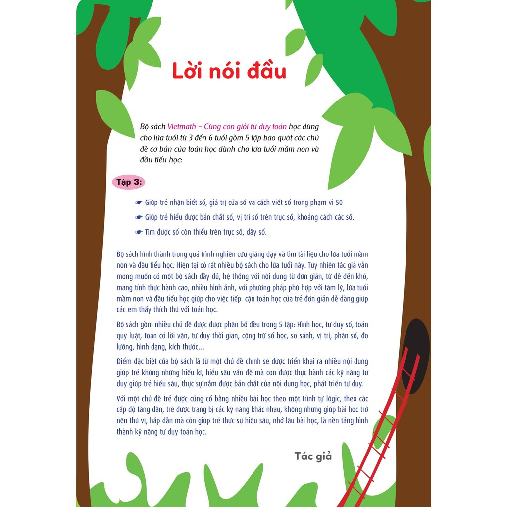 Sách - Vietmath Cùng Con Giỏi Tư Duy Toán Học Tập 3 (Tái Bản 2019)